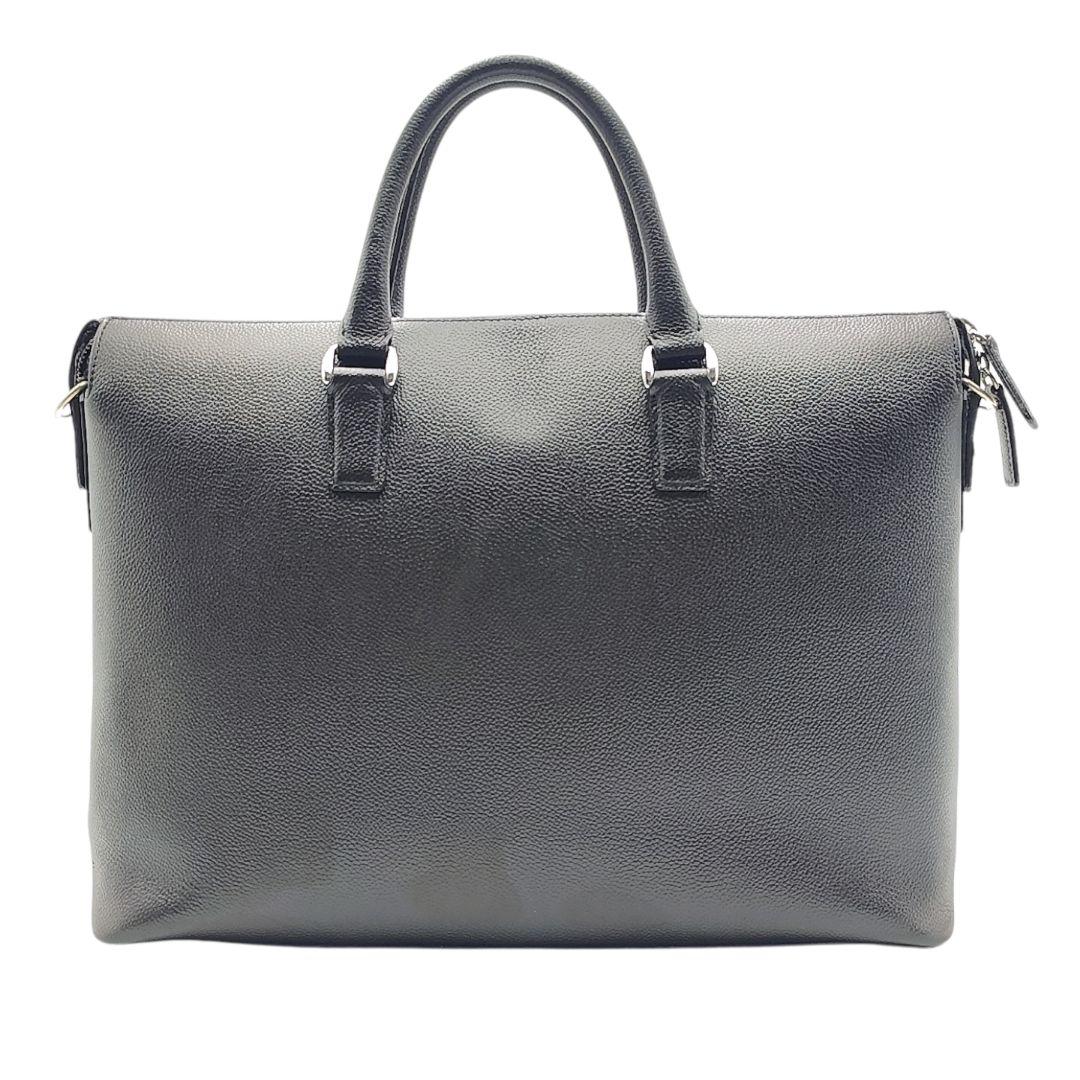 美品 SOMES SADDLE ブリーフケース ブラック レザー グスト 通勤