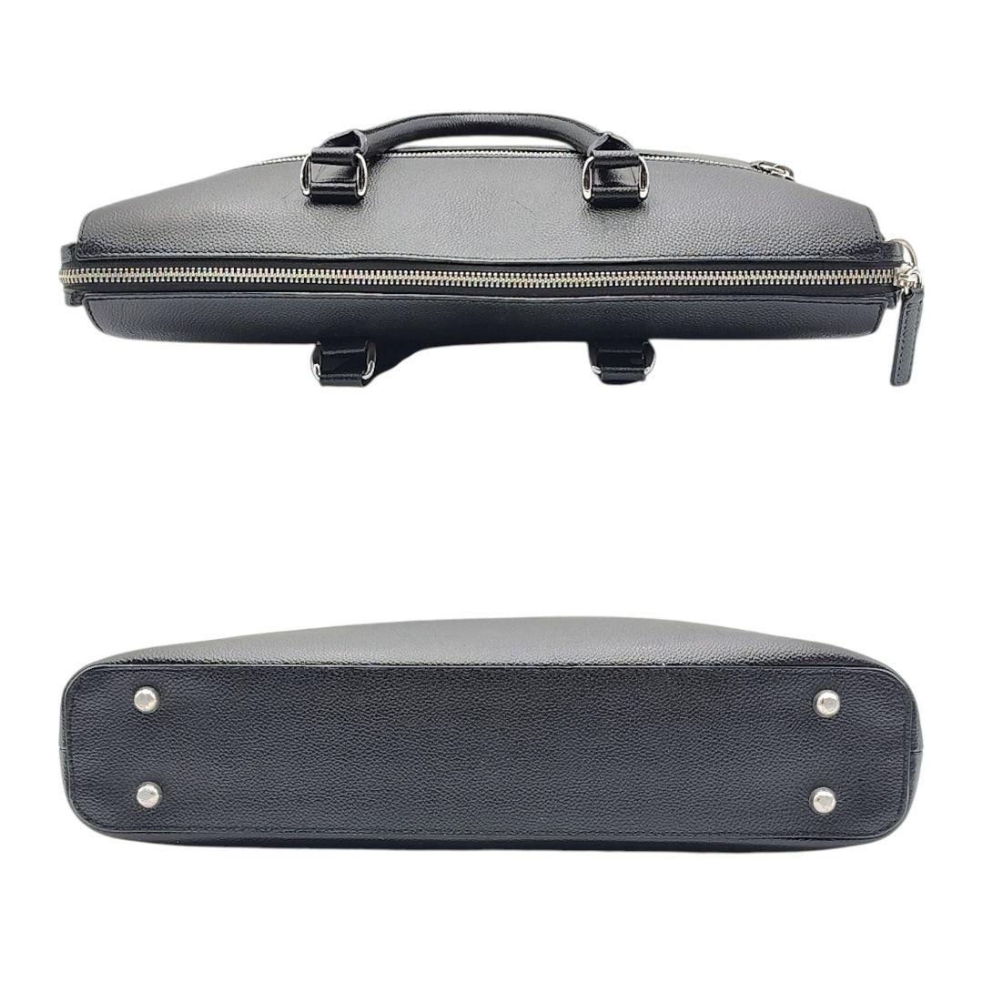 美品 SOMES SADDLE ブリーフケース ブラック レザー グスト 通勤