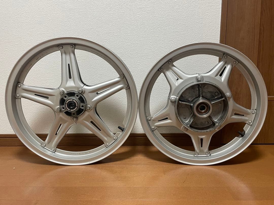 ホンダ CB750F 純正コムスターホイール 前後セット ホイールベアリング新品