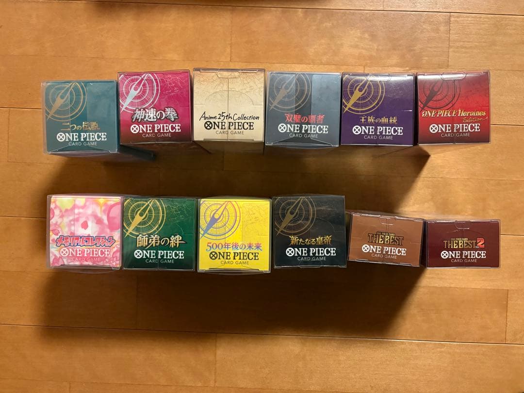 ONE PIECEカードBOX12セット