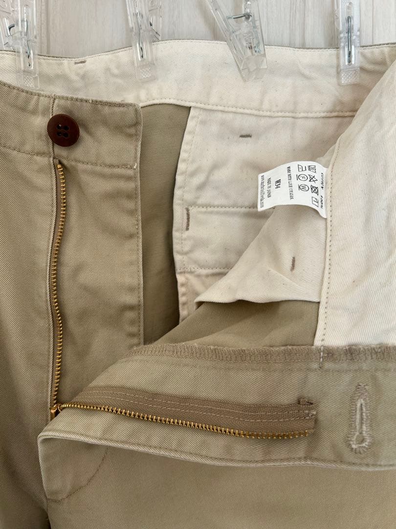 STANDARD CALIFORNIA チノパン ストレート ベージュ 34