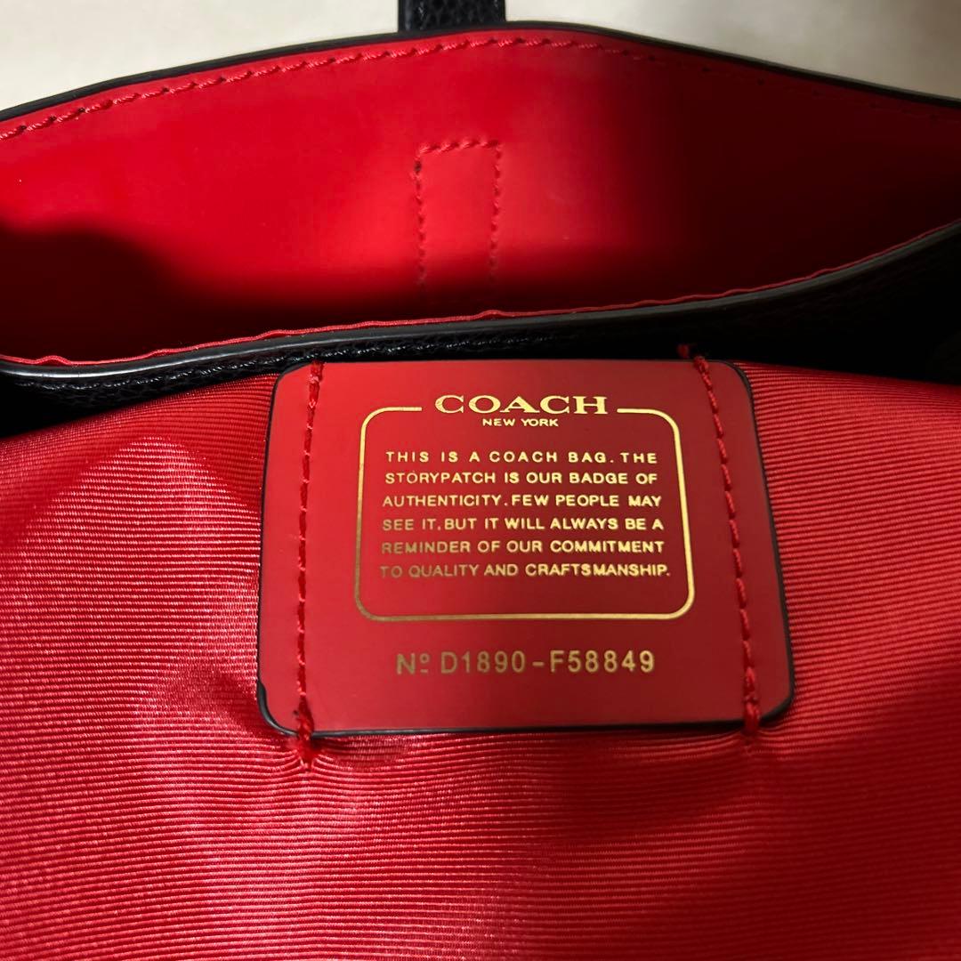 <土日限定値下げ>COACHコーチトートバッグ　ブラック