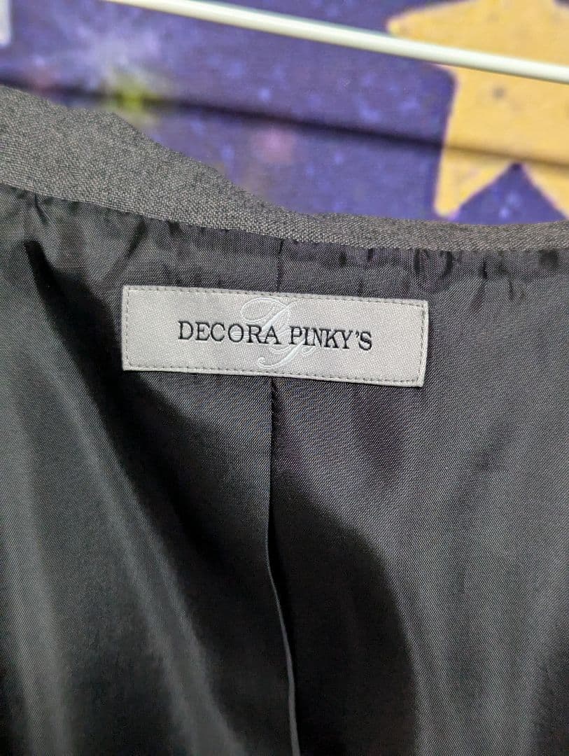 卒業 入学 女の子スーツ デコラピンキーズ セットアップ 卒服 165B