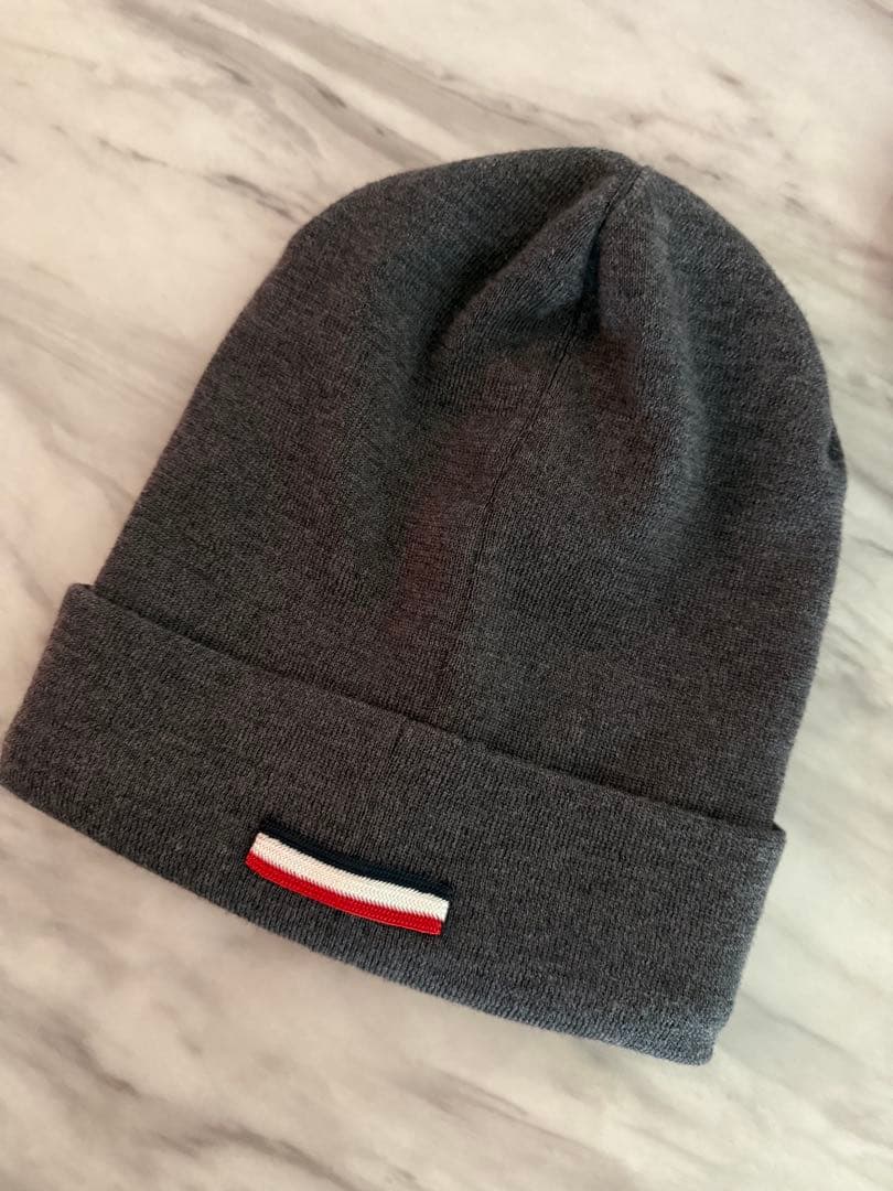 新品⭐︎MONCLER 羊毛100% ビーニーニット帽男女兼用