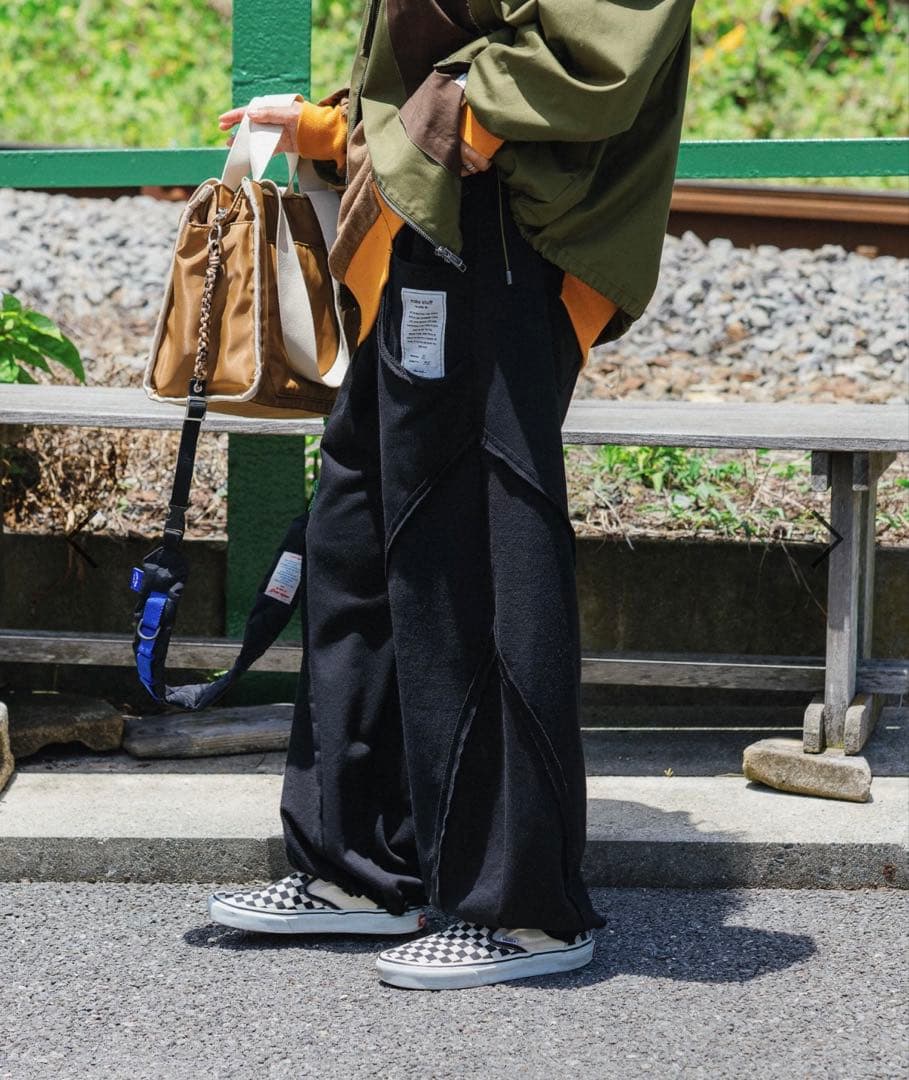 ニコアンド　ラクキリスウェットパンツ　misayo S be with M