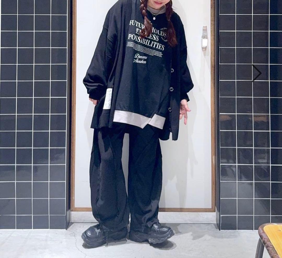 ニコアンド　ラクキリスウェットパンツ　misayo S be with M