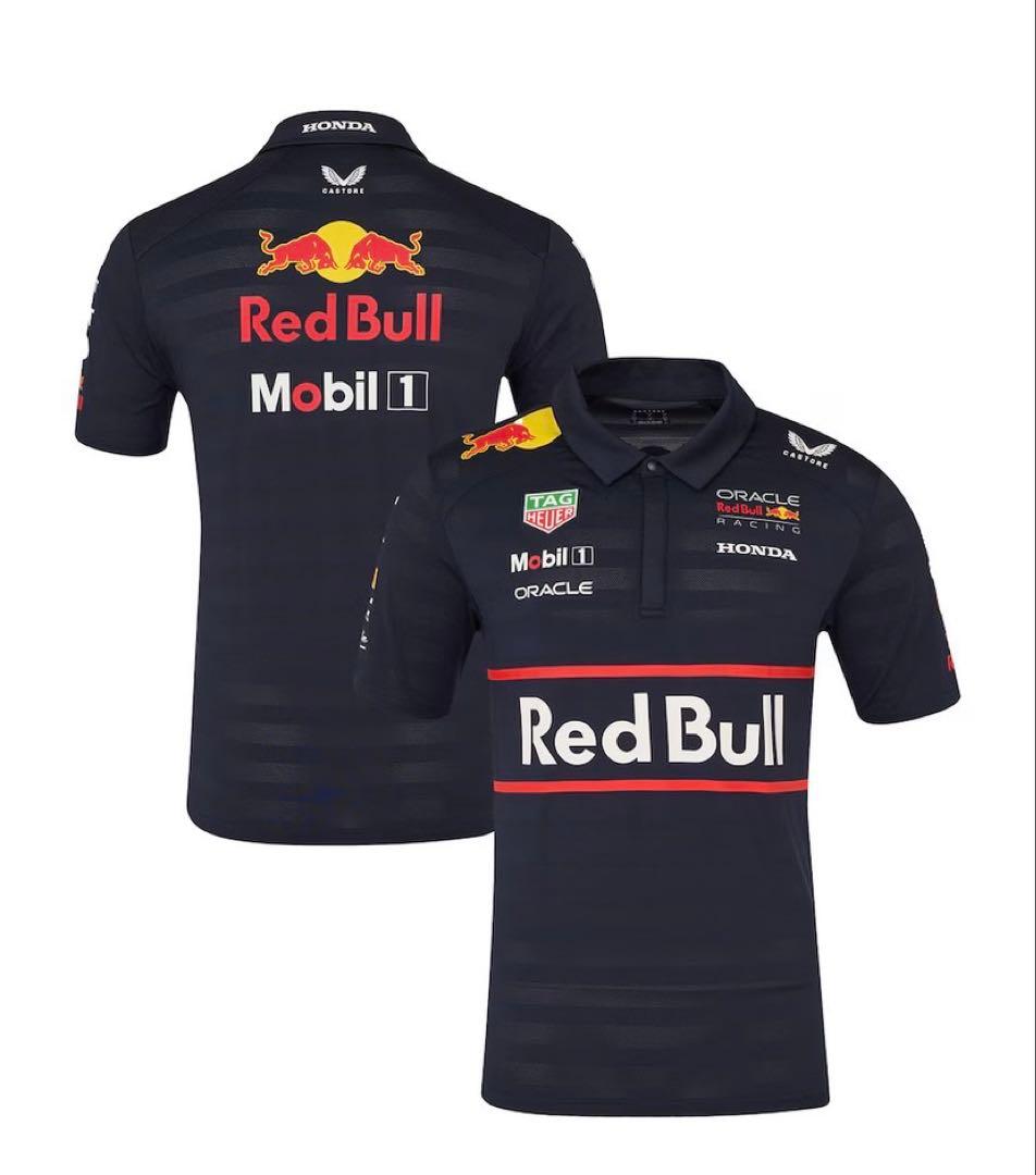 【新品未使用】2025年製 F1 公式ポロシャツ レッドブル Lサイズ