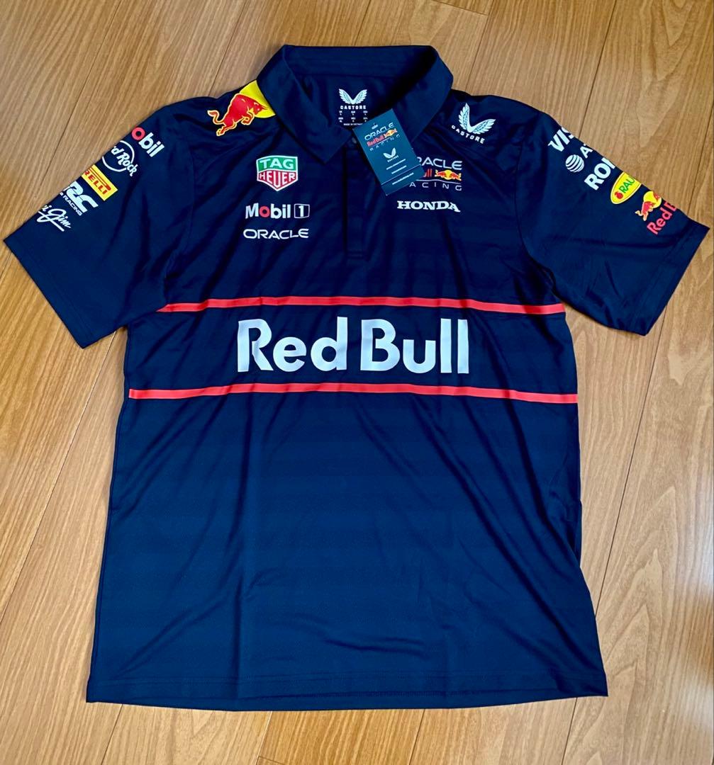 【新品未使用】2025年製 F1 公式ポロシャツ レッドブル Lサイズ