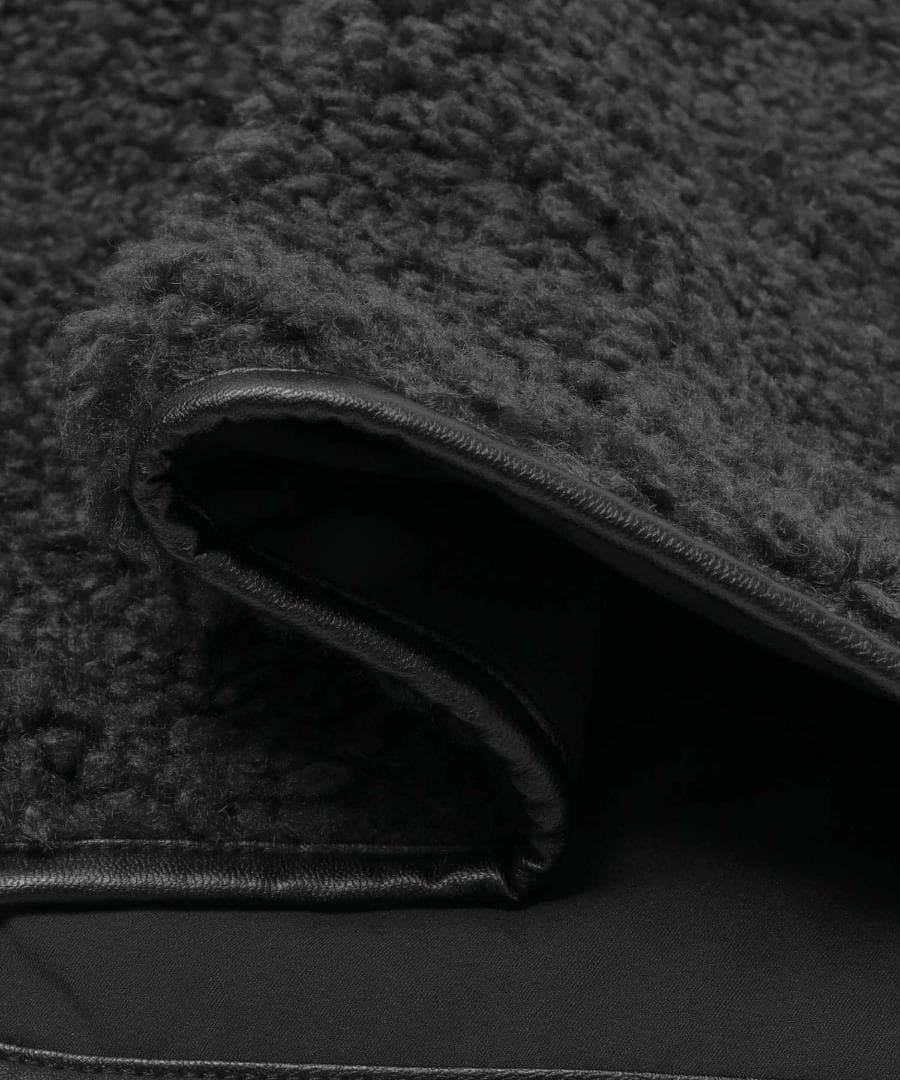 新品◆DOORS◆リバーシブルボアベスト《CHARCOAL》アーバンリサーチ