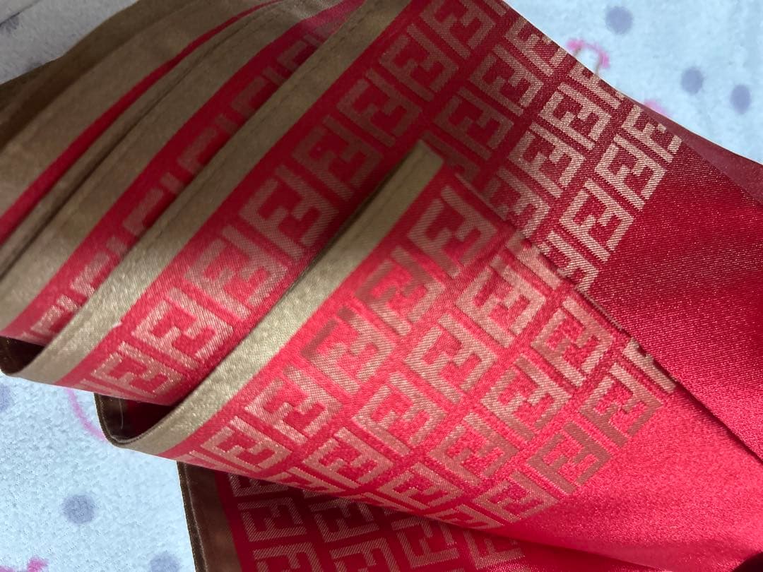 ⭐️新品未使用FENDI ロゴ入り レッド 長傘