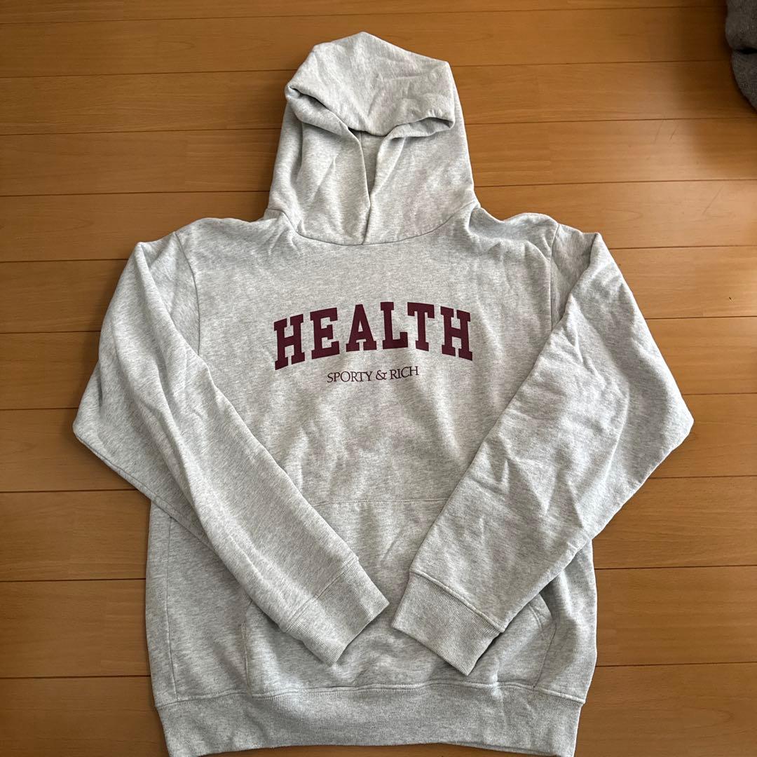 sporty & rich HEALTH パーカー Sサイズ グレー