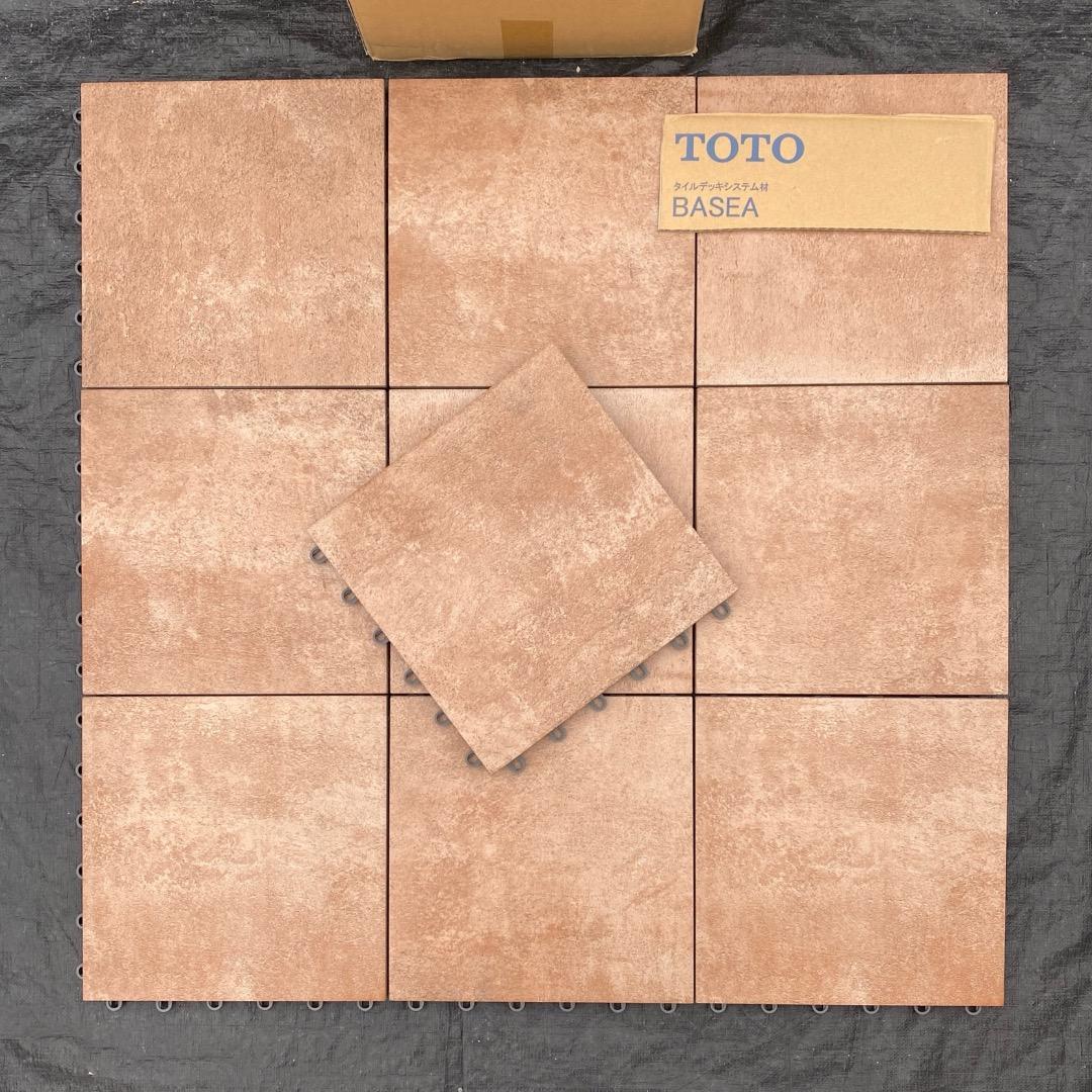 TOTO バーセア 磁器タイル 300角 ベイクシェンナ色 10枚