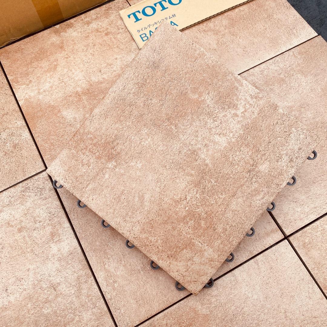 TOTO バーセア 磁器タイル 300角 ベイクシェンナ色 10枚