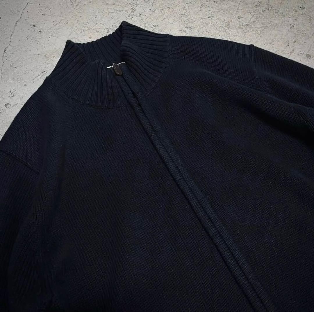 L.L.Beanの黒ドライバーズニット