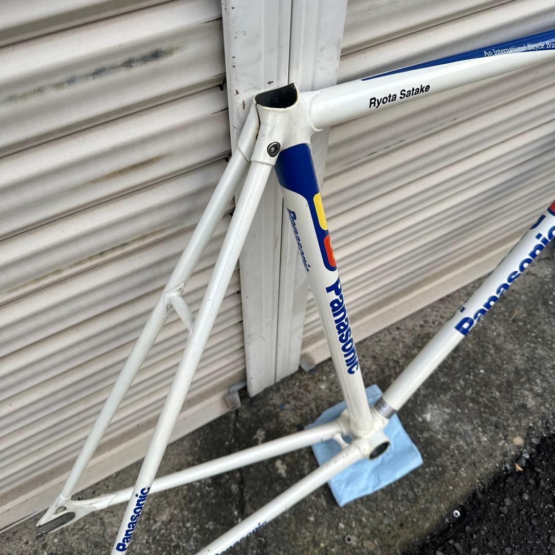 Panasonic レーサーカラー　ピストバイク　フレームセット　njs