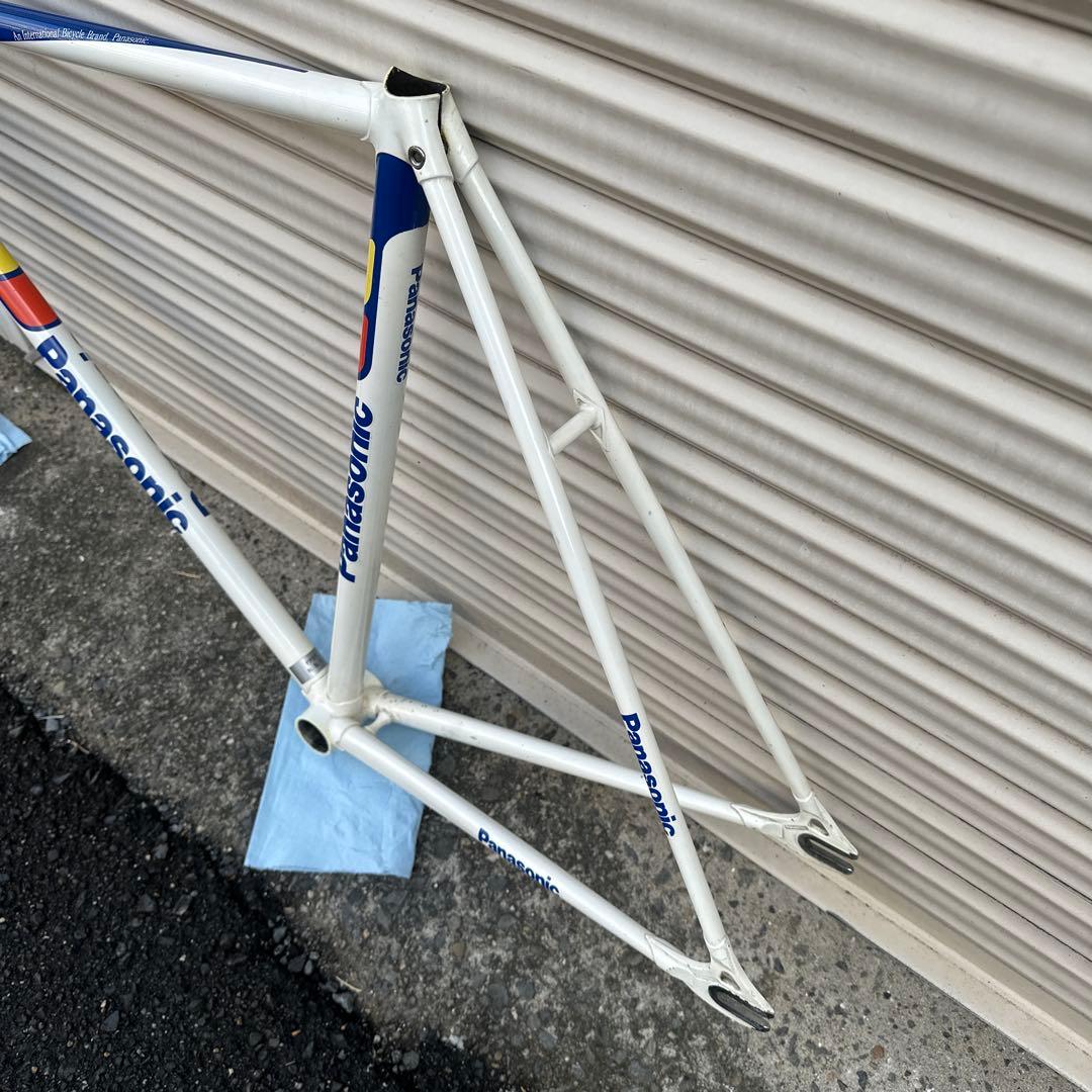 Panasonic レーサーカラー　ピストバイク　フレームセット　njs