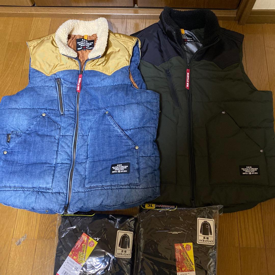 バートルダウンベストBURTLE寅一アイズフロンティアイーブンリバーts