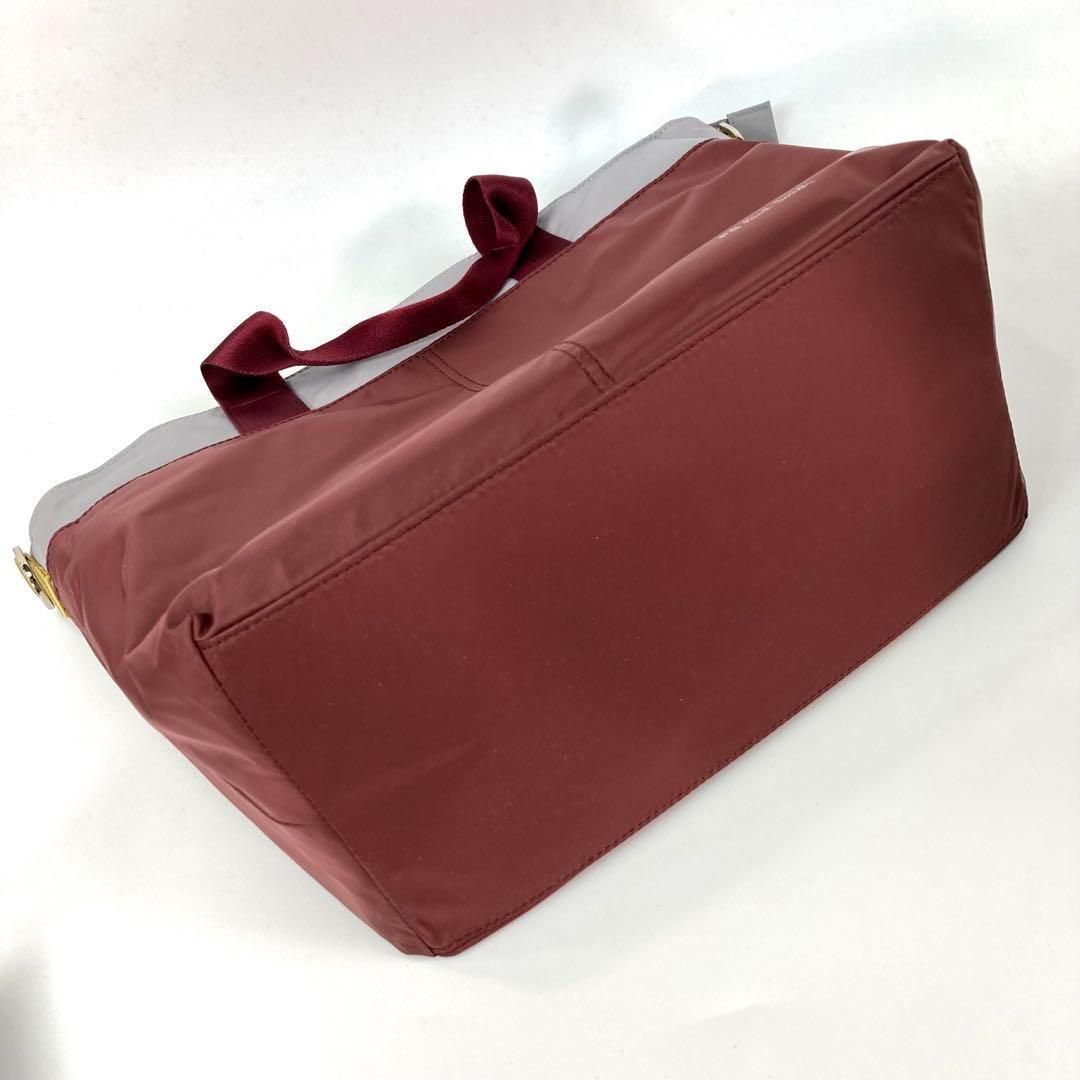新品　ポールスミス  トートバッグ　2way ワインレッド　80bwb052