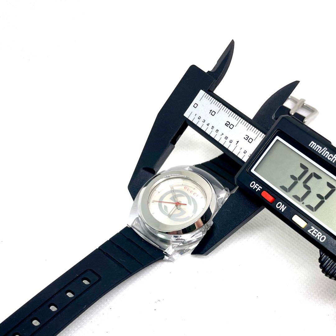 稼働　GUCCI SYNC レディース時計 ラバーベルト