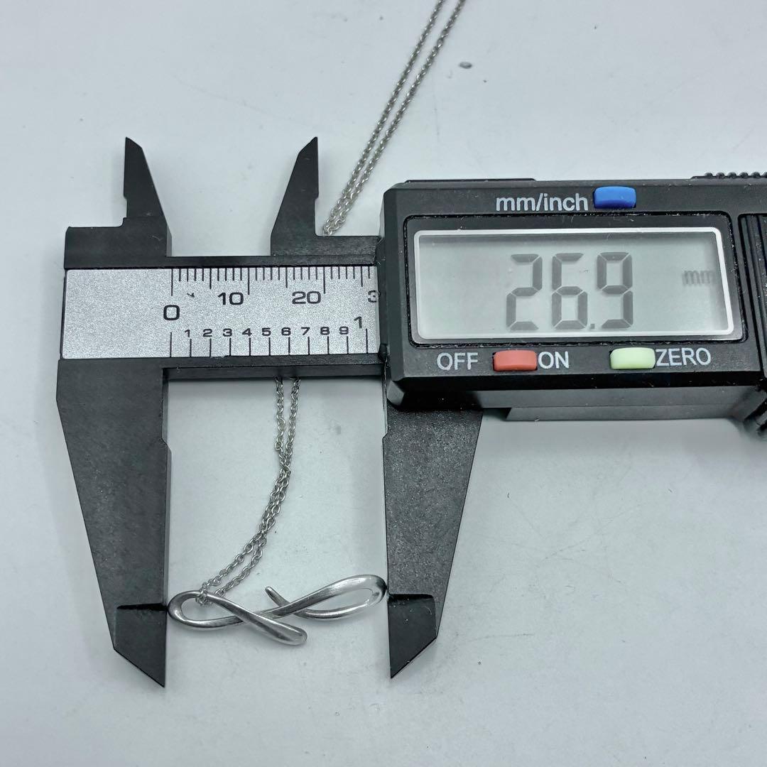 【美品】ティファニー　イニシャル　レター　F　f　ネックレス　シルバー　希少