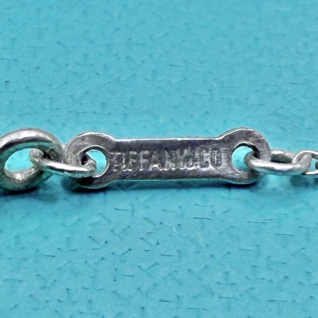 【美品】ティファニー　イニシャル　レター　F　f　ネックレス　シルバー　希少