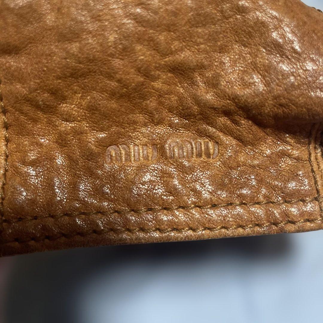 miumiu レザー ハンチング ベレー帽 ミュウミュウ 帽子 MIU MIU