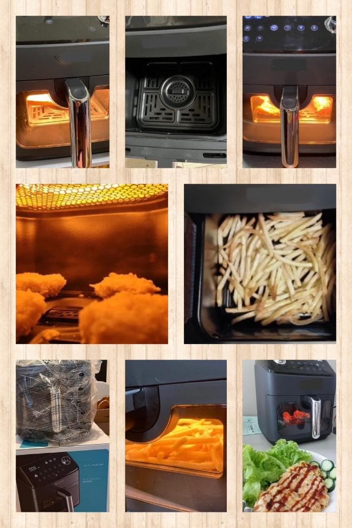 6種以上の家電機能をこの1台に集約❣油なしで美味しく仕上がる♪❤ノンフライヤー