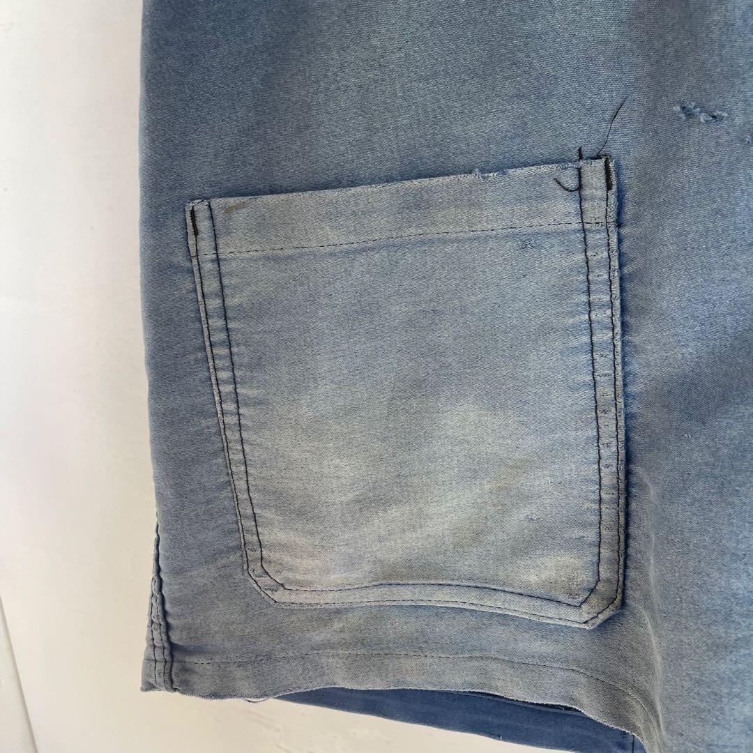 70s フレンチ モールスキンジャケット カバーオール ヴィンテージ フェード