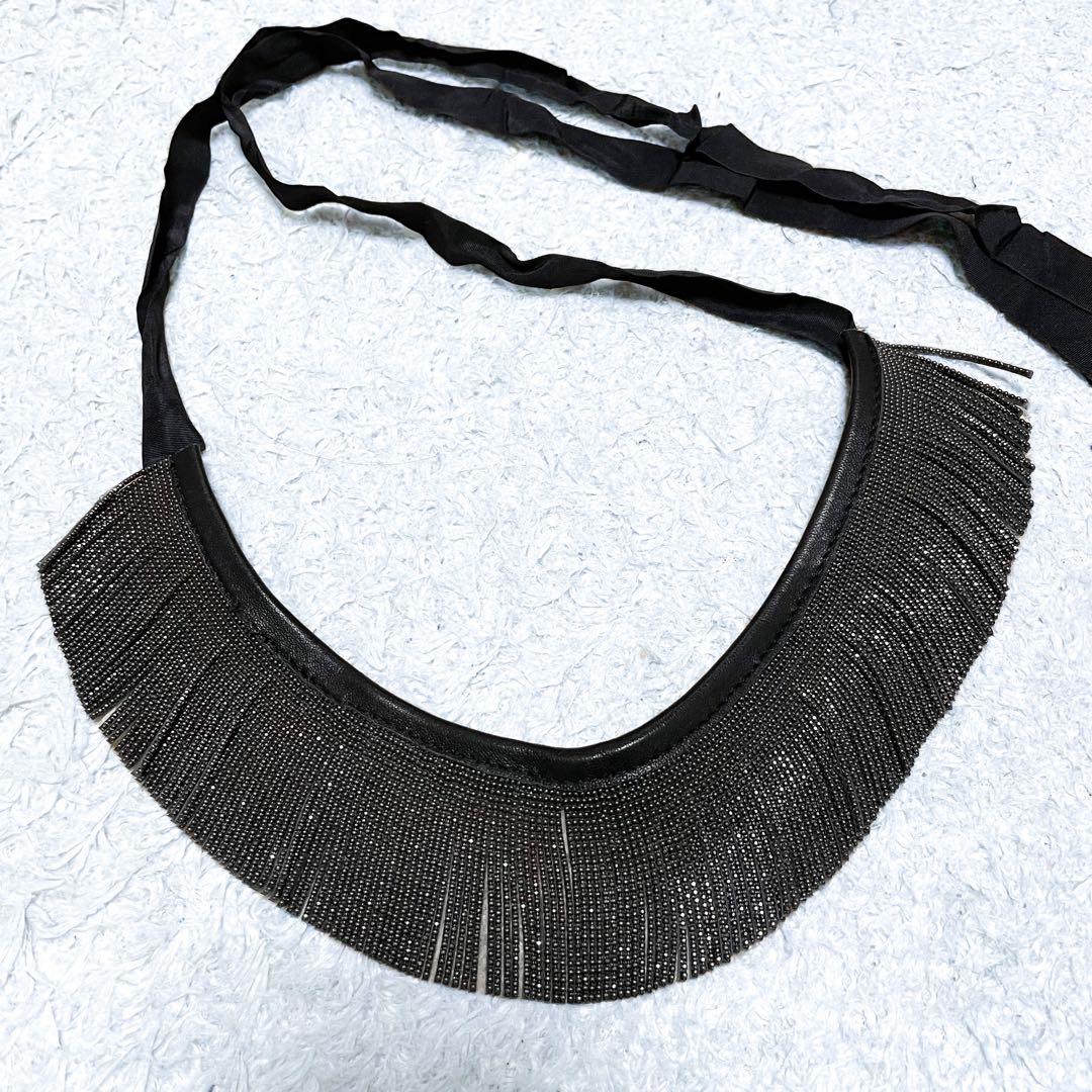 新品/タグ付き✨ブルネロクチネリ モニーレ 装飾 付け襟 ワンピース ドレス S