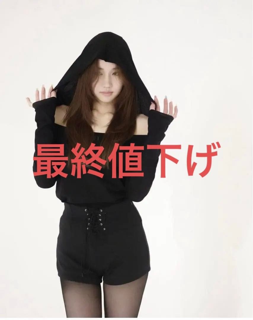 パンツ kisstheclub corset strap shorts