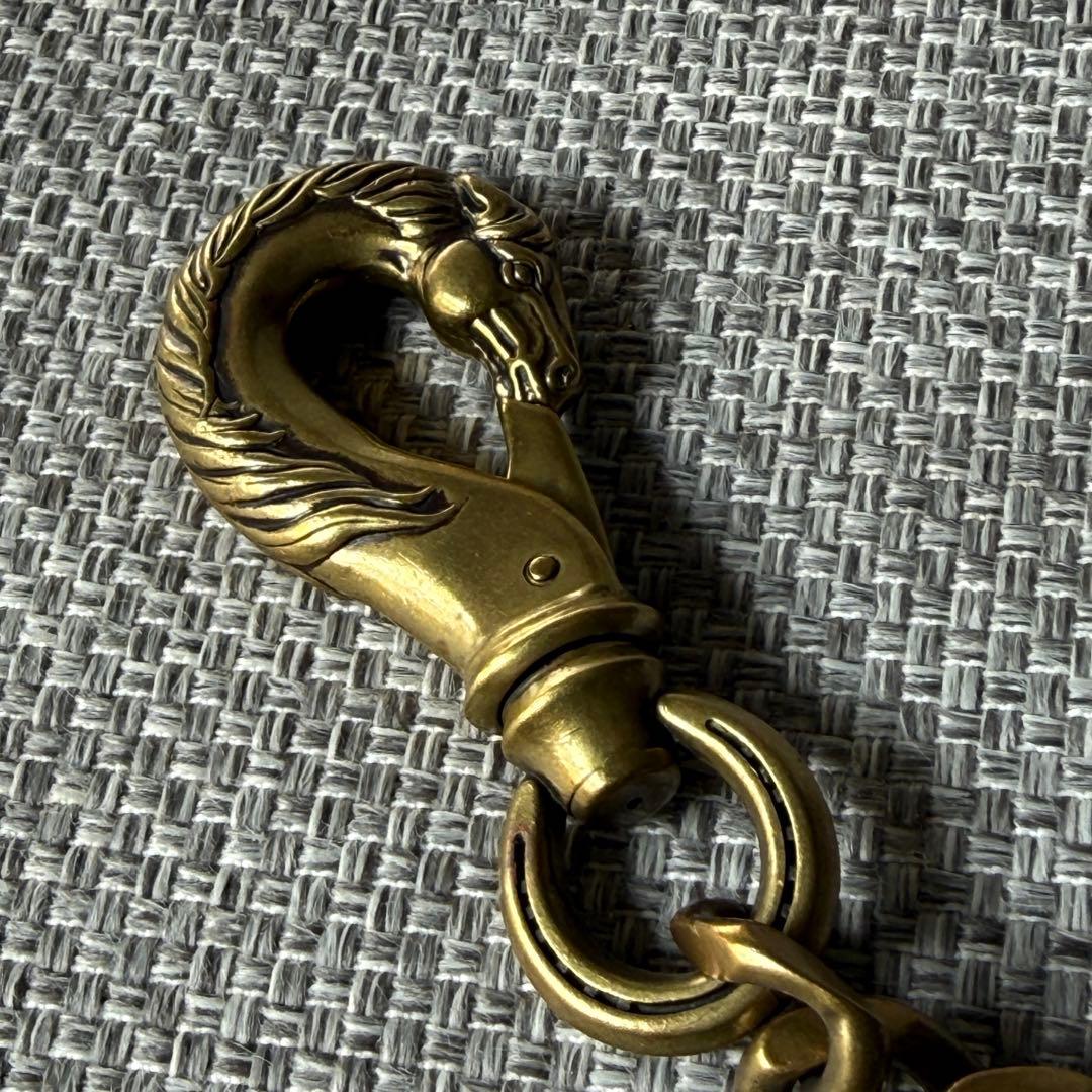 peanuts&co ウォレットチェーン 馬 ホース 40cm