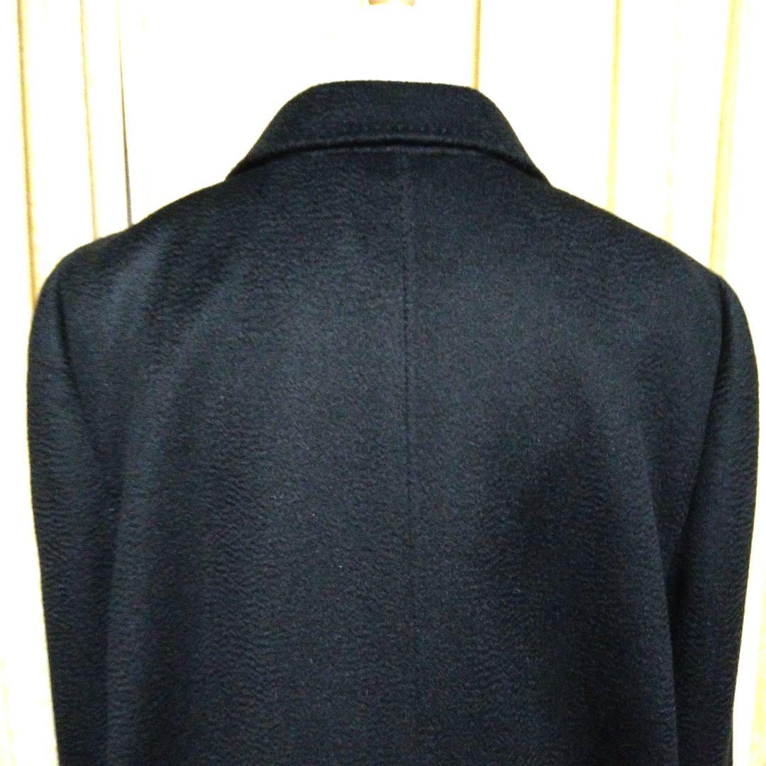 レリアン　カシミヤ100％　ダブルコート　ピーコート　13＋　黒【着用３回程度】
