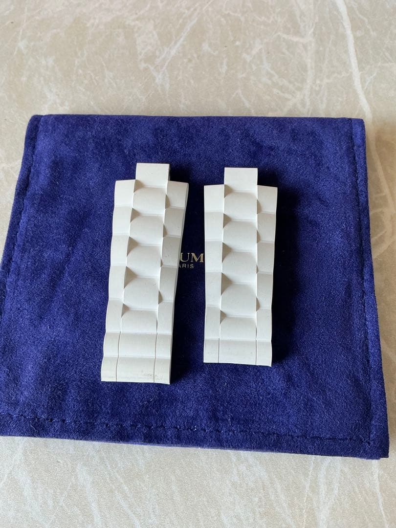 【ショーメ】クラスワン　33mm用　ホワイト　ラバーベルト