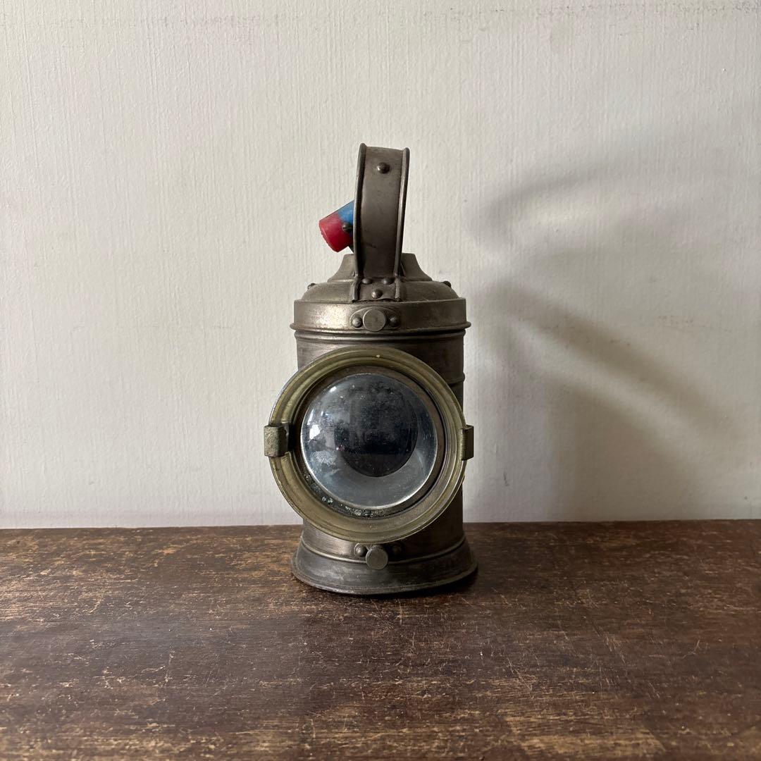古い合図燈 ランタン(動作不可.欠品アリ.ジャンク品)カンテラ.国鉄.信号燈.