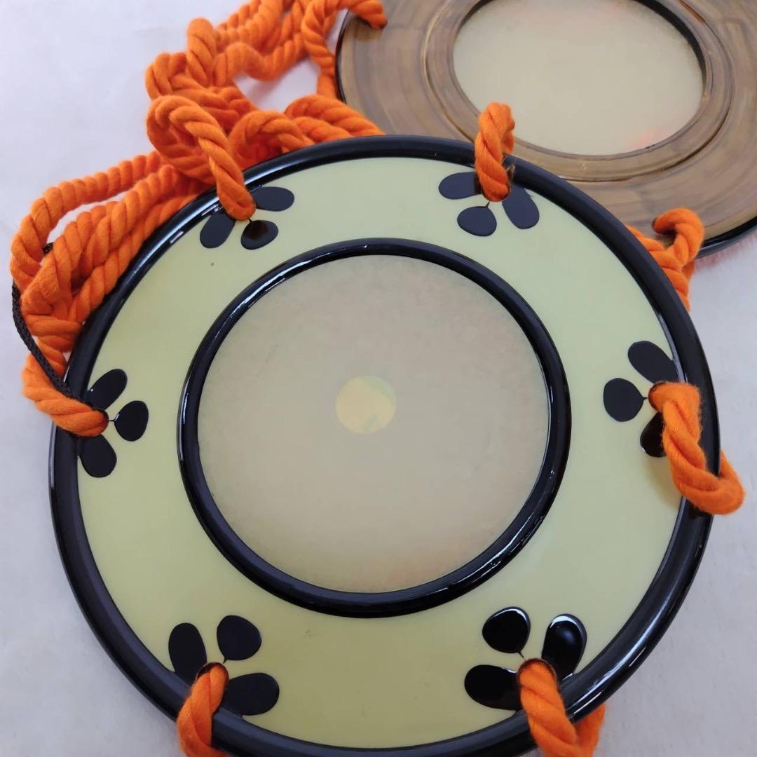 合成皮革製　小鼓　入門セット　和楽器　美品　ケース付き