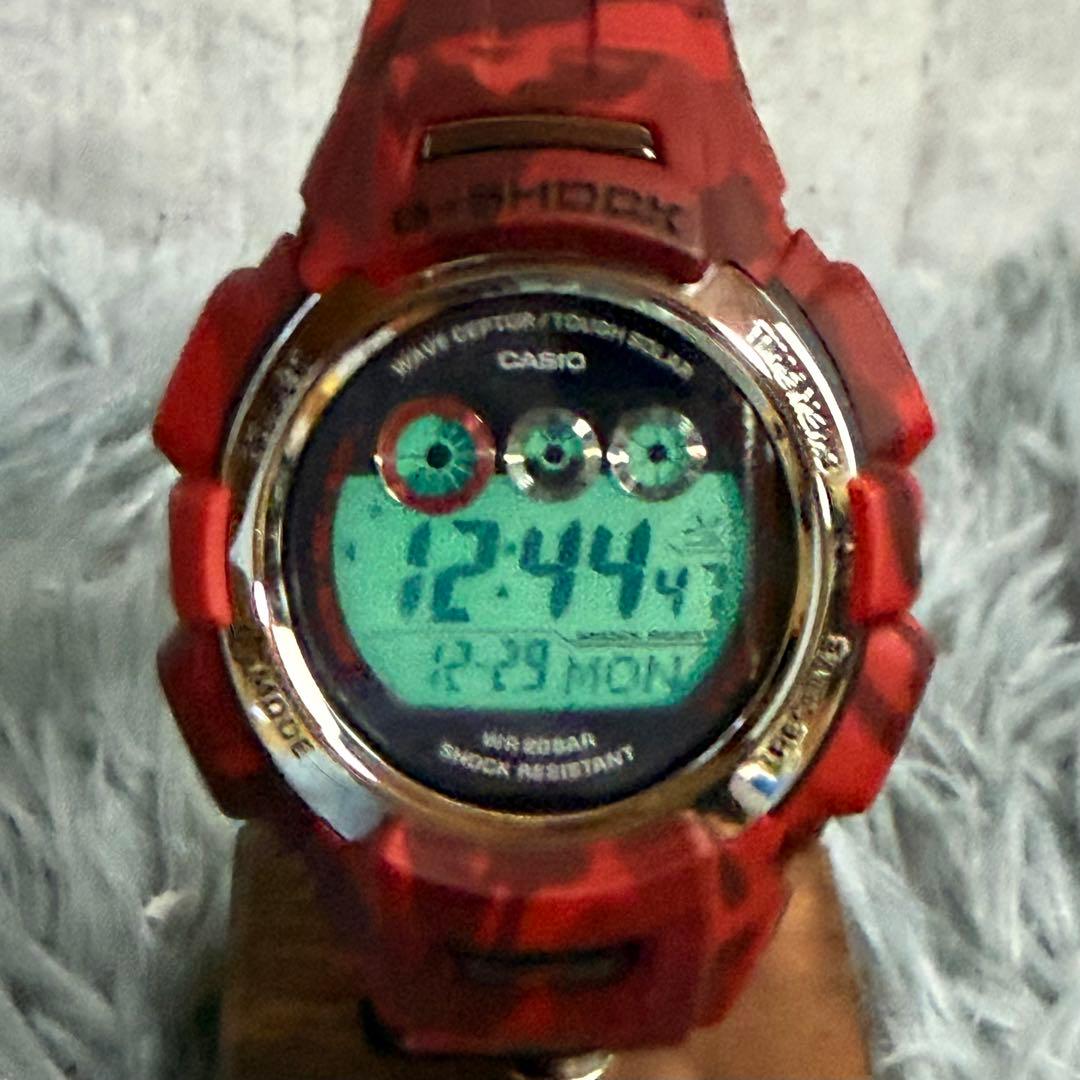 G-SHOCK GW-300CFJ-4JF 赤カモ 電波ソーラー 美品 箱付