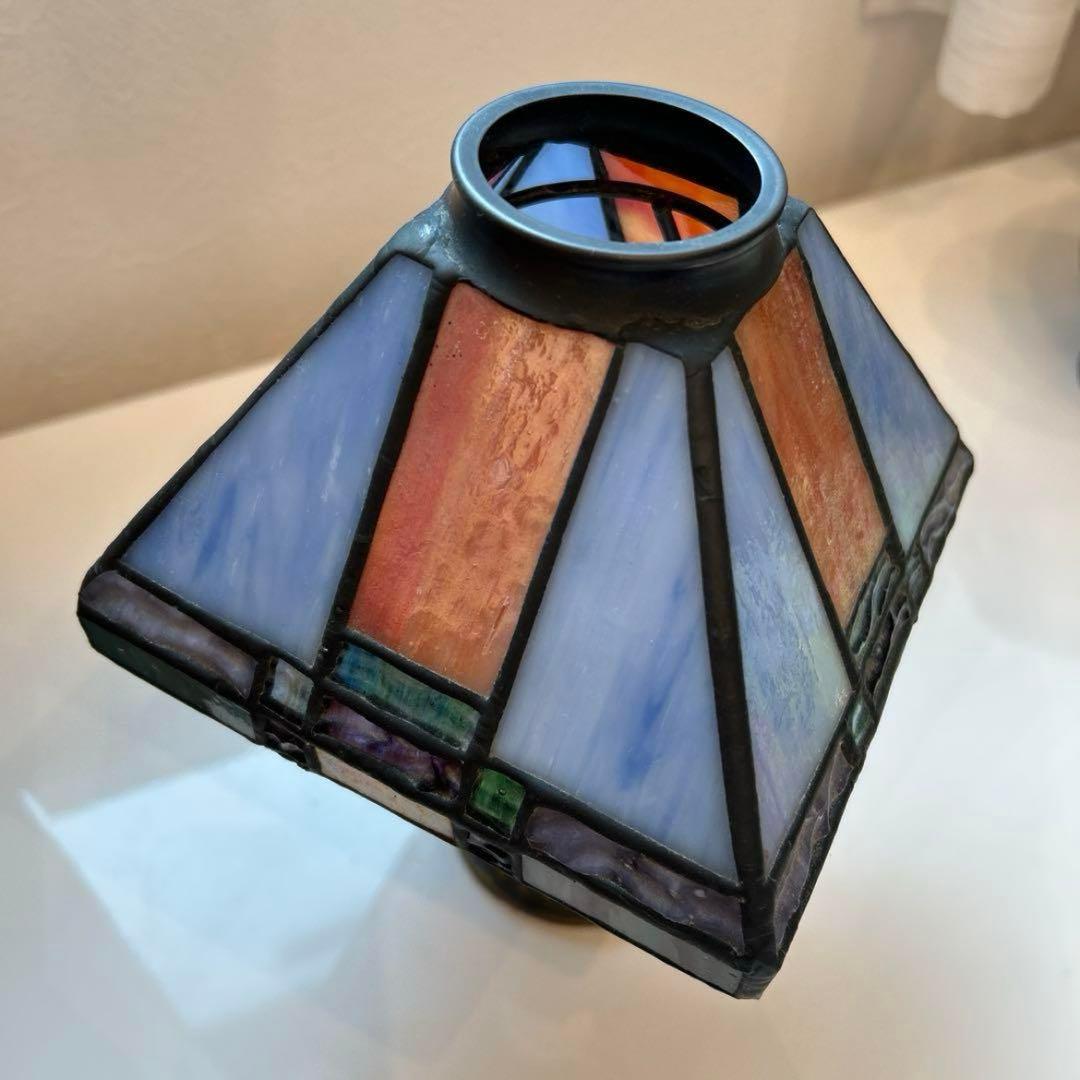 アンティーク　ステンドグラス　キャンドルホルダー　キャンドルライト　ライト