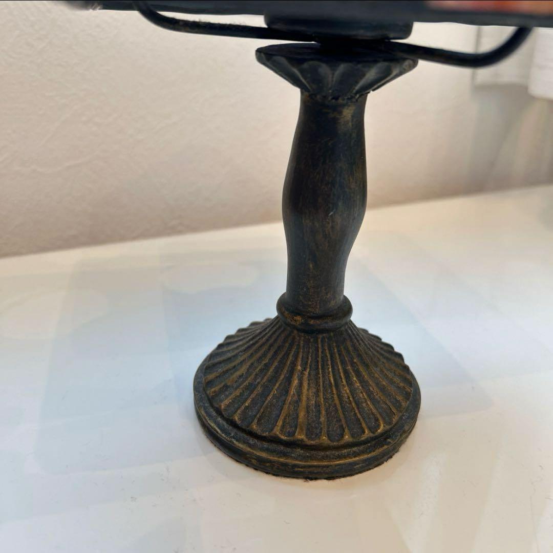 アンティーク　ステンドグラス　キャンドルホルダー　キャンドルライト　ライト