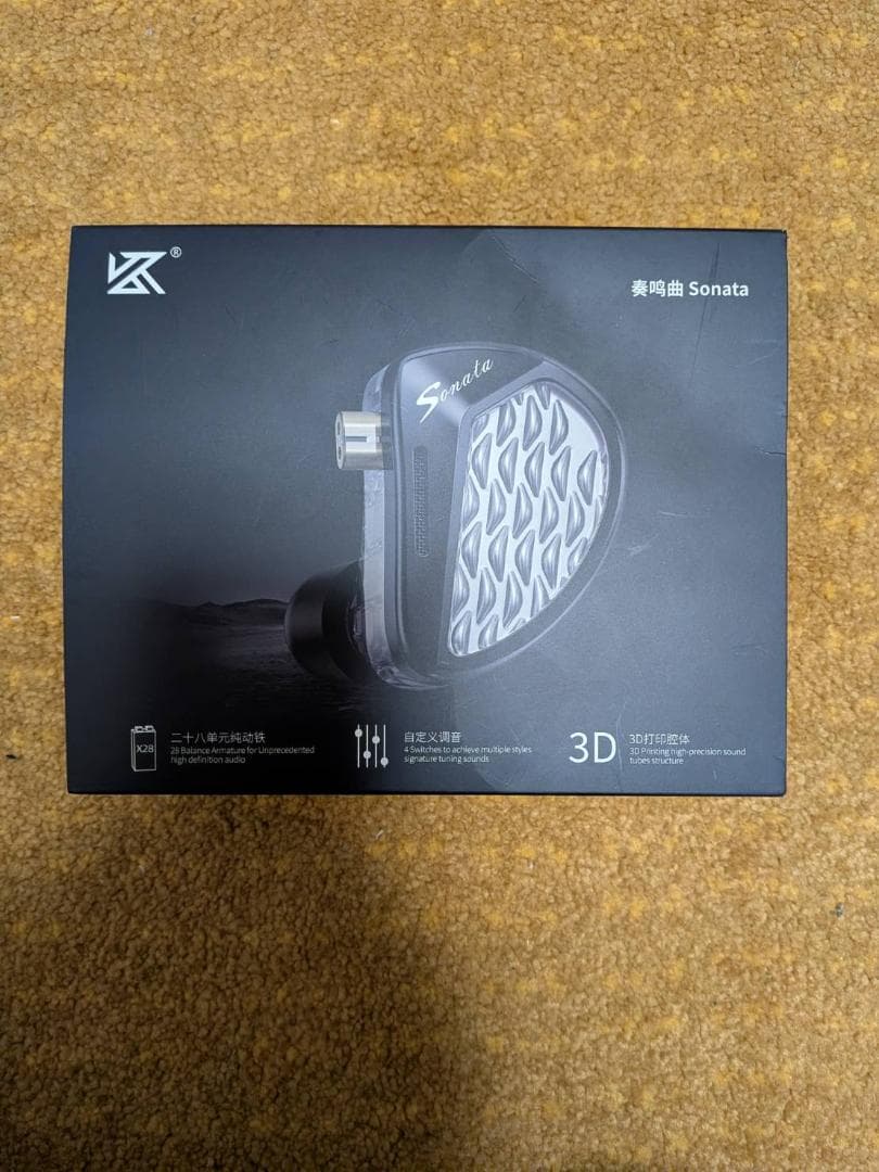 KZ Sonata リケーブル付き 美品