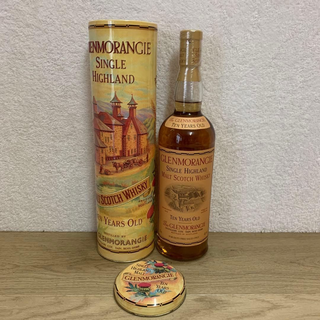 古酒Glenmorangie 10 Years Old ウイスキー缶入り