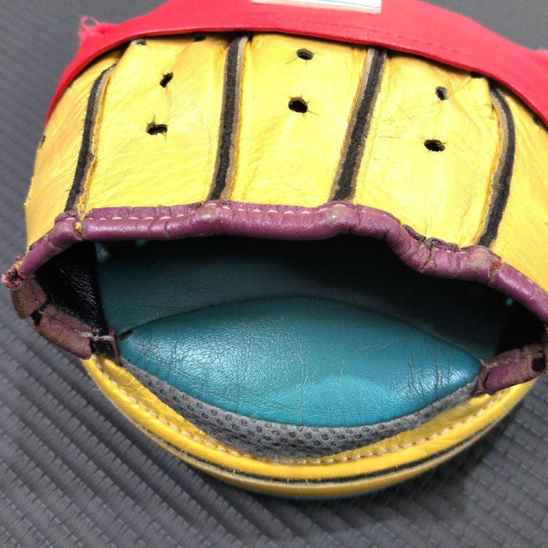 Winning 特注 パンチングミット 赤/金/緑