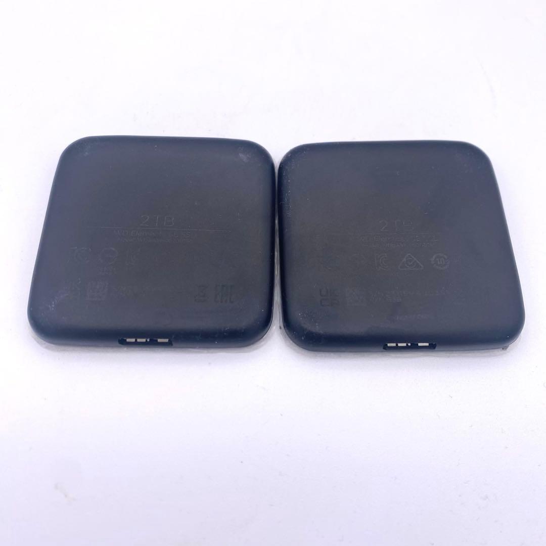 WD Elements SE SSD 2TB ポータブル x2個
