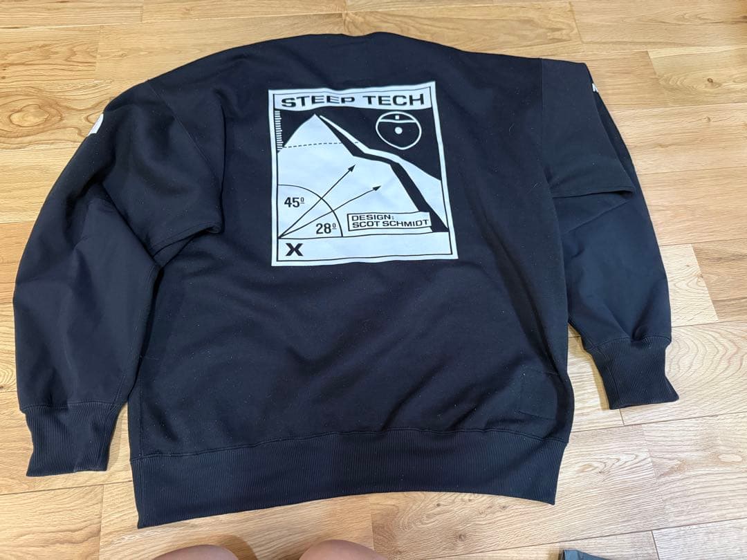 ノースフェイス　スティープテックロングスリーブスウェット XL