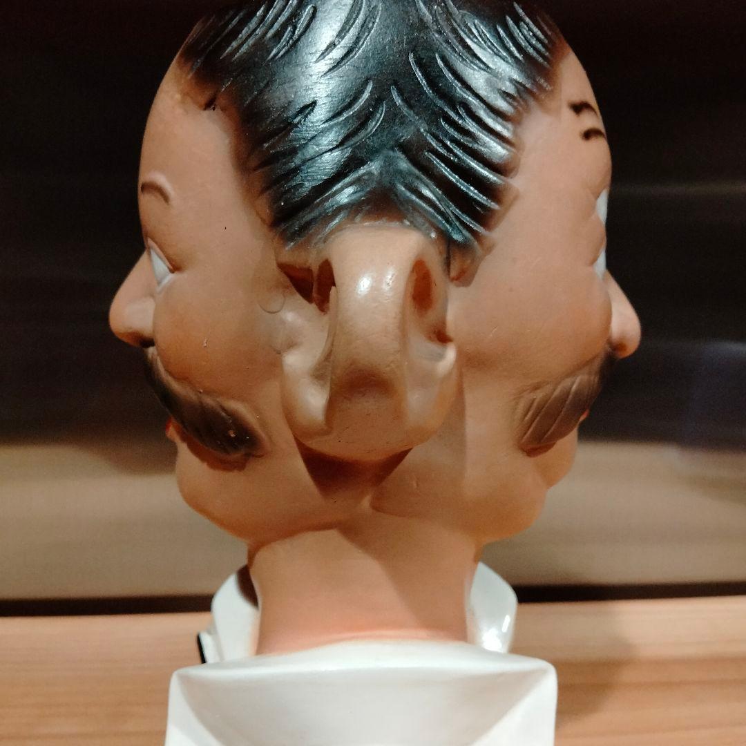 美品 ビンテージ 四つ目　4つ目　置物　ミッドセンチュリー　酔っ払い