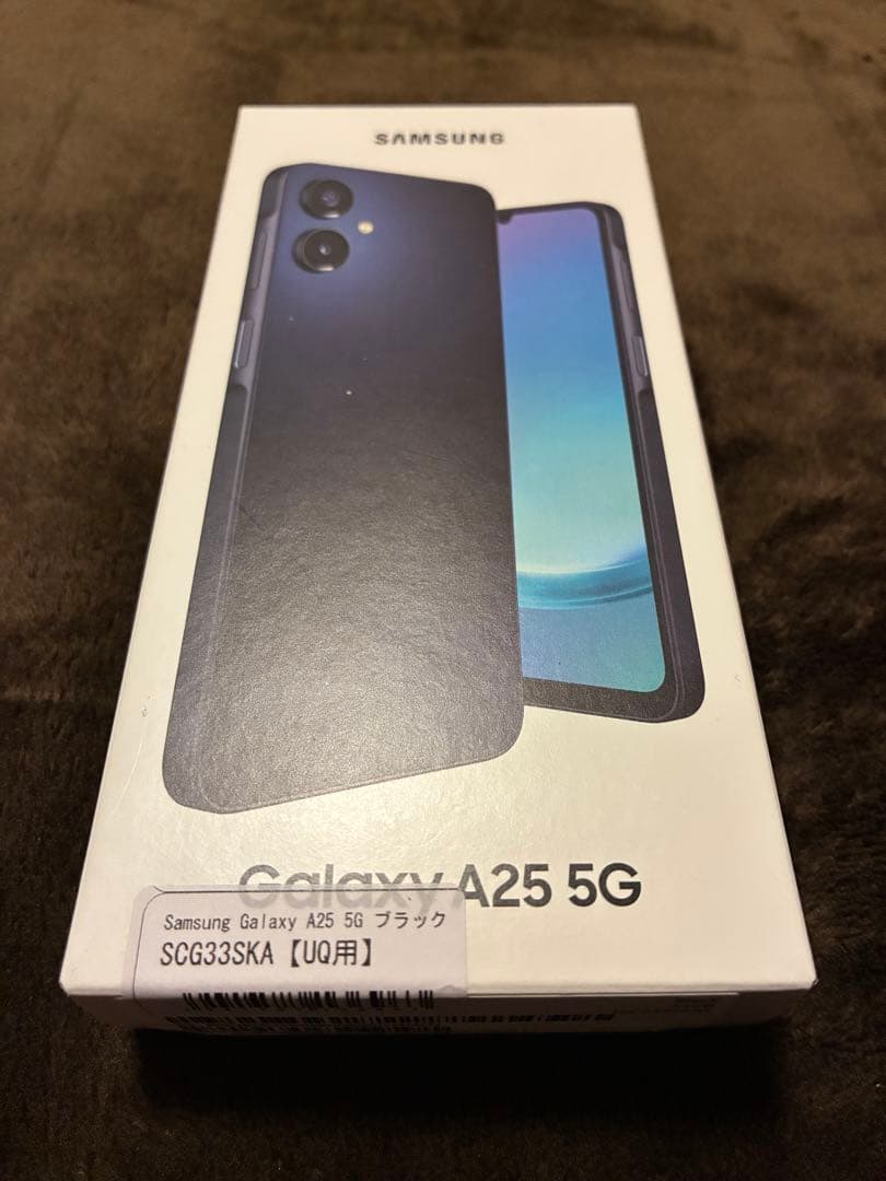 Samsung Galaxy A25 5G ブラック（未開封新品）