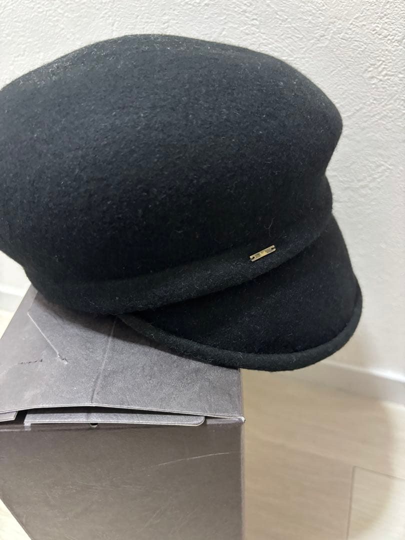 【完売品】CA4LA アシンメトリーキャスケット ブラック