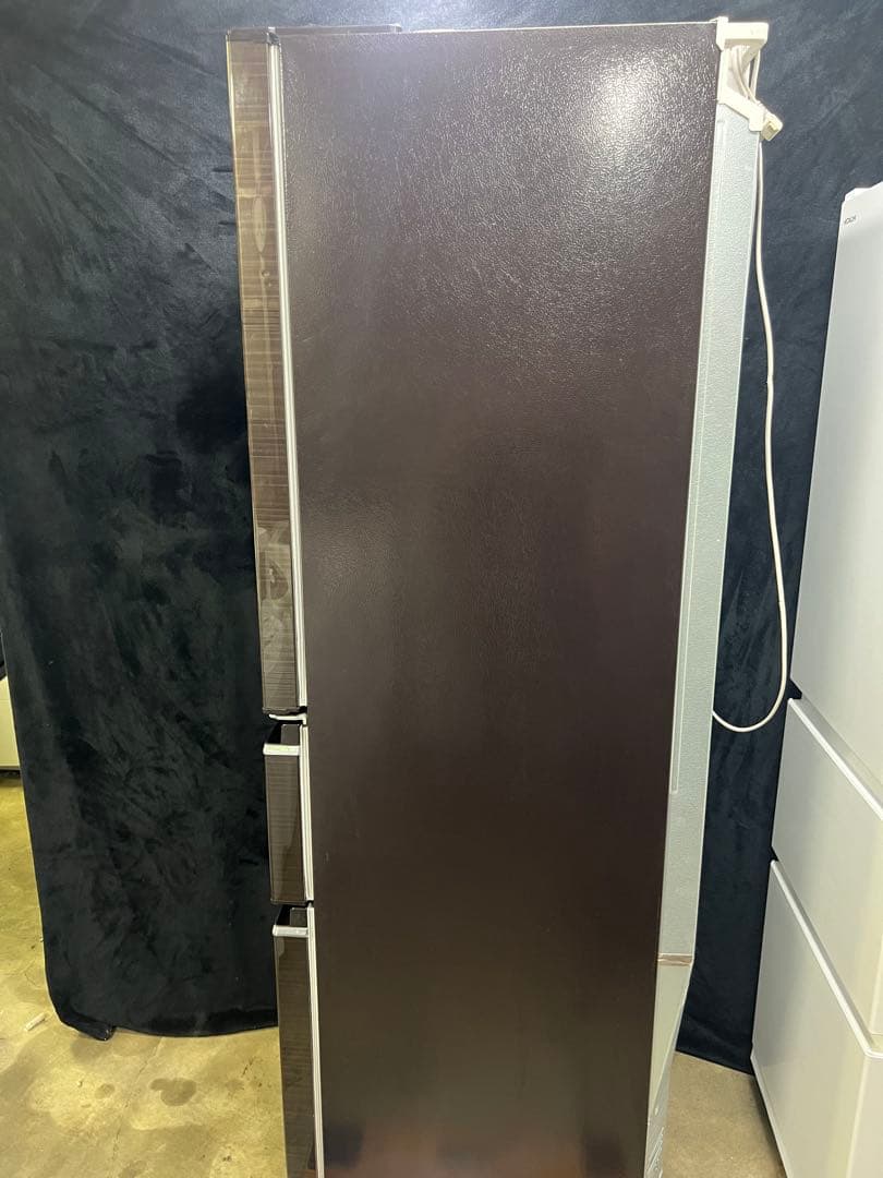 【一部部品交換品済】三菱3ドア冷蔵庫365L 2020年製MR-CX37F-BR