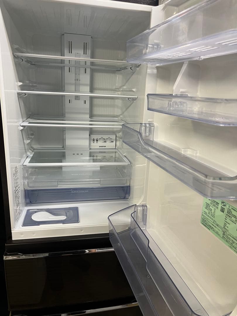 【一部部品交換品済】三菱3ドア冷蔵庫365L 2020年製MR-CX37F-BR