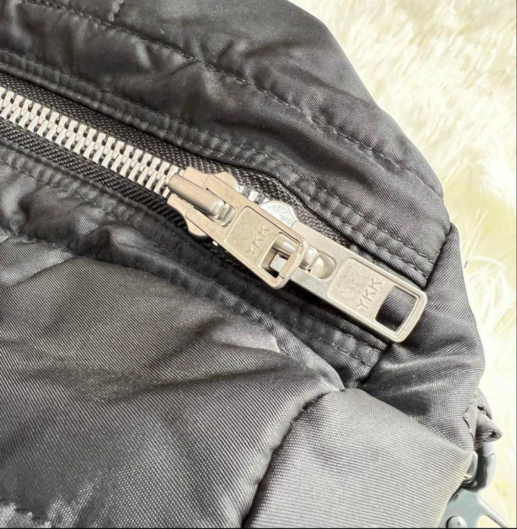 PORTER ブラック ドラムバッグ