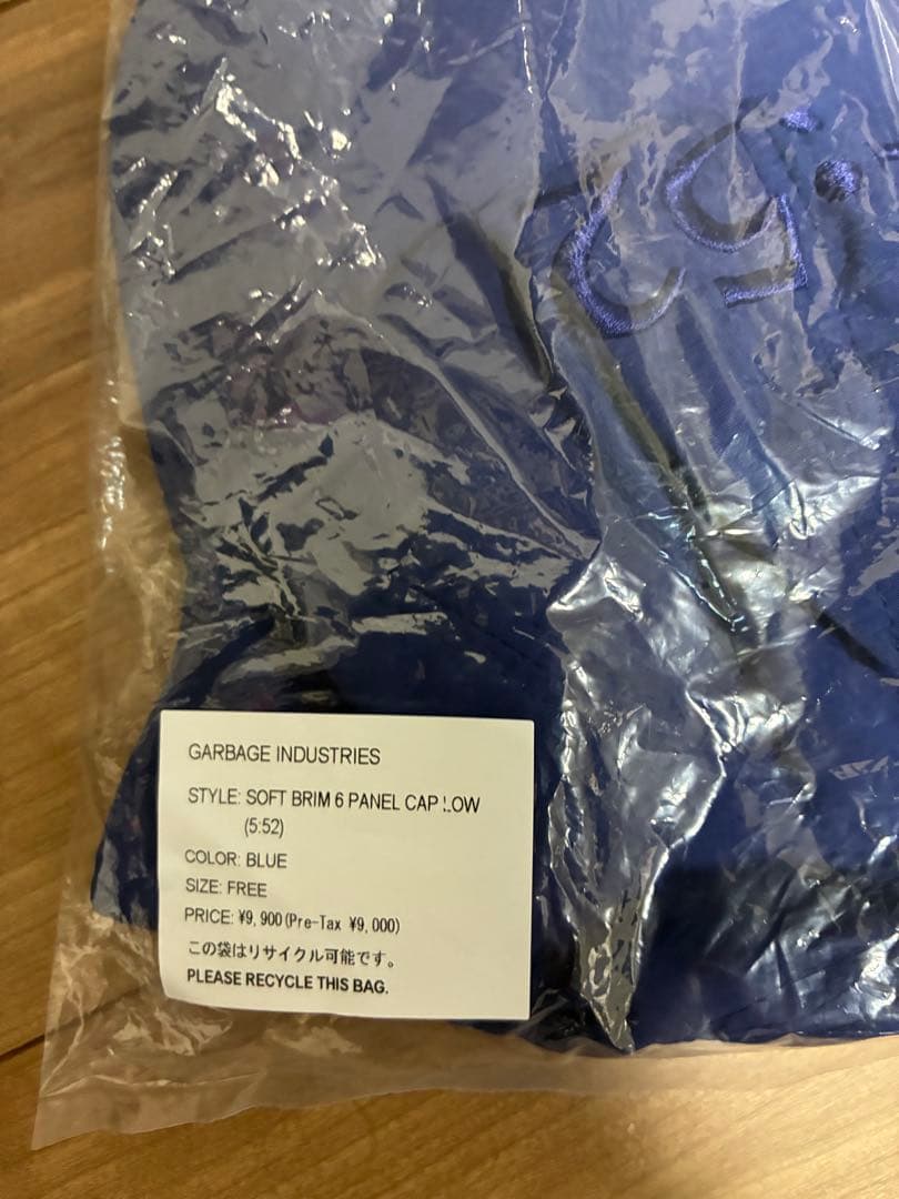新品 BLUE The Garbage & SSZ the 5:52 cap